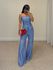 Conjunto Listrado Azul