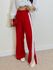 Calça Pantalona Listra Líbano Vermelha