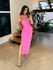 Vestido Liso Tomara Que Caia Rosa