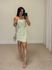 Vestido Amarração Rebeca Areia
