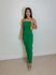 Vestido Liso Tomara Que Caia Verde