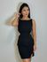Vestido Abertura Lateral Maju Preto