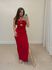 Vestido Canelado Cintia Vermelho