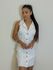 Vestido Botões Gola Branco