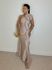 Vestido Festa Flor Nude