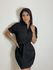Vestido Botões Preto