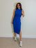 Vestido Canelado Kiara Azul