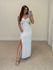 Vestido Tricot Brilho Helen Branco