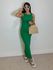 Vestido Canelado Havana Verde