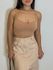 Cropped Tricot Alça Kenia Cappuccino
