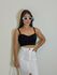 Cropped Tricot Alça Kenia Preto