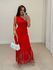 Vestido Clarice Franja Vermelho