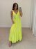 Vestido Alça Babado Barcelona Lima
