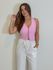 Blusa Frente Única Rosa