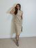 Vestido Canelado Muscle Tee Nude