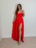 Vestido Longo Corset Andressa Vermelho