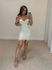 Vestido Laise Meia Taça Areia
