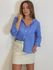 Camisa Viscolinho Azul