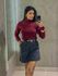 Blusa Manga Longa Elisa Cherry