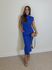 Vestido Canelado Muscle Tee Azul Royal