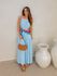 Vestido Longo Bali Azul 