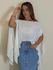 Blusa Capa Nicole Branco