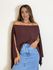 Blusa Capa Nicole Café