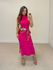 Vestido Canelado Muscle Tee Pink