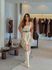 Vestido Franja Diana Marfim
