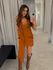 Vestido Alcinha Eduarda Marrom