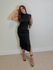 Vestido Canelado Muscle Tee Preto