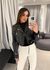 Jaqueta Couro Fake Londres Preto