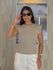 Blusa Muscle Tee Light Tânia Argila