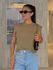 Blusa Muscle Tee Modal Light Caqui