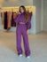Conjunto Tricot Rússia Roxo