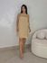 Vestido Liso Eloá Cappuccino 
