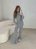Conjunto Tricot Egito Cinza