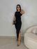 Vestido Canelado Havana Preto
