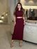 Vestido Tricot Luisa Cereja