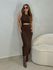 Vestido Tricot Luisa Café