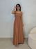 Vestido Liso Havaí Mocha Mousse