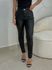 Calça Skinny Resinada Preto