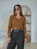 Blusa Tricot Rosana Marrom