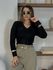 Blusa Tricot Rosana Preta