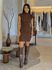 Vestido Basic Emily Café 