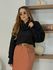 Blusa Tricot Gola Barcelona Preto
