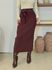 Saia Midi Tricot Lilly Café