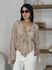 Blusa Estampada Adriele Areia