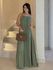 Vestido Longo Bali Militar