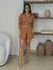 Conjunto Camisa Linho Marrom